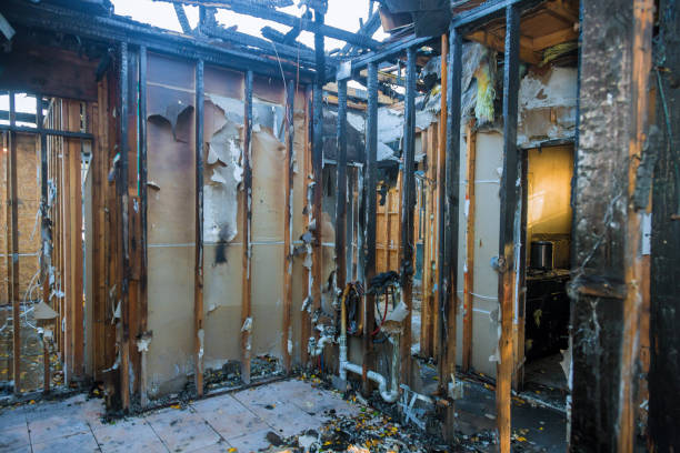 Professional Fire Damage Removal technician working in Apple Valley, CA